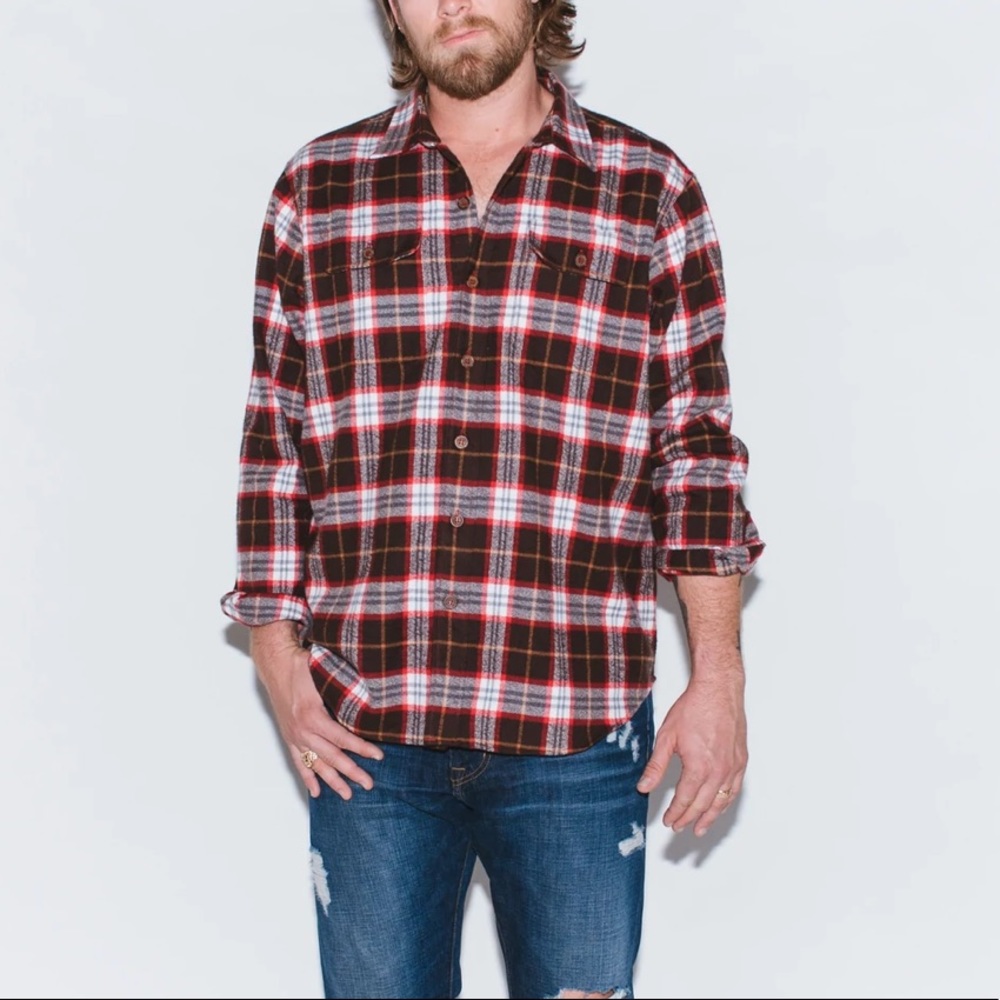 Hunt Club Flannel Redwood